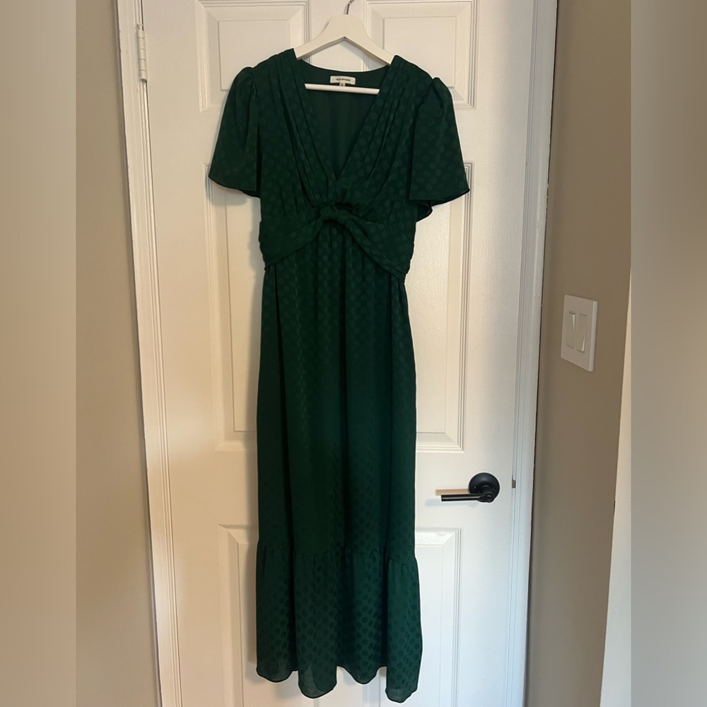 Max Studio Dark Green Maxi Dress